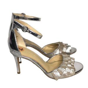 Marc Fisher 7 Balia silver heels